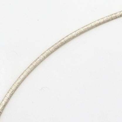 750オメガネックレス　イエロー・ホワイト　リバーシブル　ネックレス長さ39cm　重量8.64ｇ　レディース（中古）