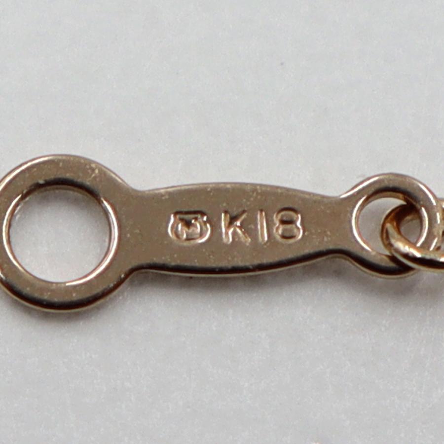 ミキモト(MIKIMOTO)K18PGダイヤペンダントネックレス　D0.53ct　ネック長さ42cm　重量4.16ｇ(石の重量含む)（中古）