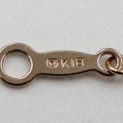 ミキモト(MIKIMOTO)K18PGダイヤペンダントネックレス　D0.53ct　ネック長さ42cm　重量4.16ｇ(石の重量含む)（中古）