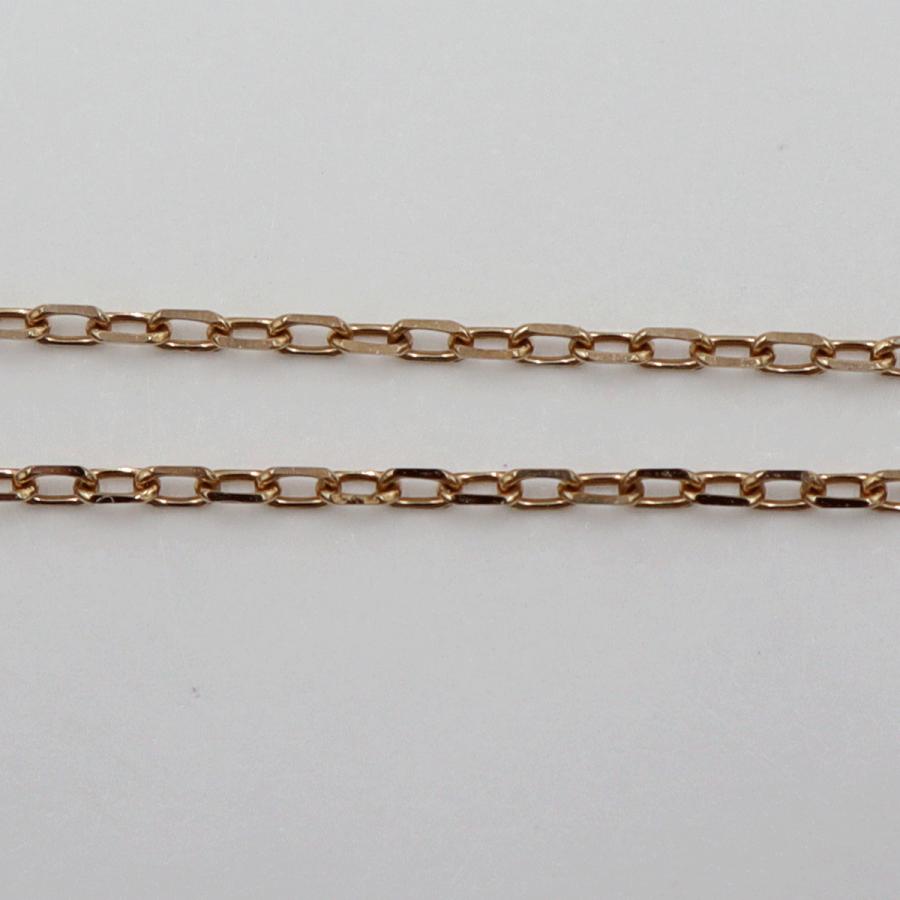 ミキモト(MIKIMOTO)K18PGダイヤペンダントネックレス　D0.53ct　ネック長さ42cm　重量4.16ｇ(石の重量含む)（中古）