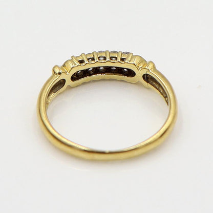 K18ダイヤモンドリング　D0.20ct　サイズ11号　重量2.65ｇ(石の重量含む)　(中古)