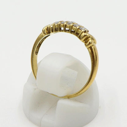 K18ダイヤモンドリング　D0.20ct　サイズ11号　重量2.65ｇ(石の重量含む)　(中古)