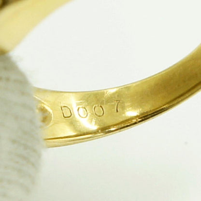 K18/Pt850ダイヤモンドリング　D0.07ct　リングサイズ13号　重量6.03ｇ(石の重量含む)（中古）