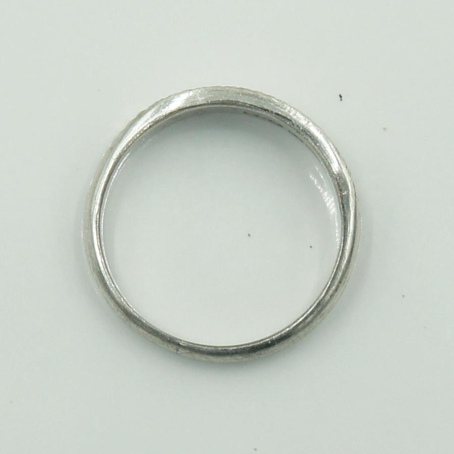 Pt900ファッションリング　リングサイズ16号　重量6.29ｇ　レディース（中古）