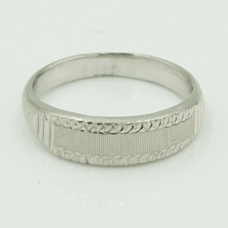 Pt900ファッションリング　リングサイズ16号　重量6.29ｇ　レディース（中古）