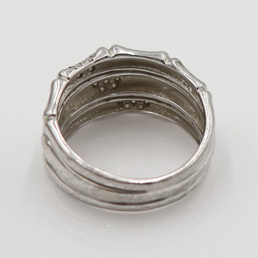 Pt900ダイヤファッションリング　サイズ14号　重量12.18ｇ(石の重量含む)　レディース(中古)