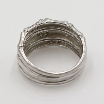 Pt900ダイヤファッションリング　サイズ14号　重量12.18ｇ(石の重量含む)　レディース(中古)