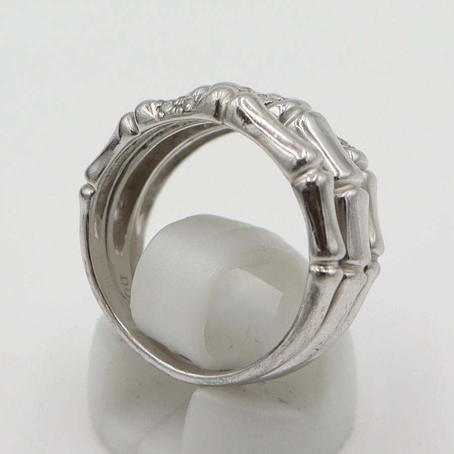 Pt900ダイヤファッションリング　サイズ14号　重量12.18ｇ(石の重量含む)　レディース(中古)