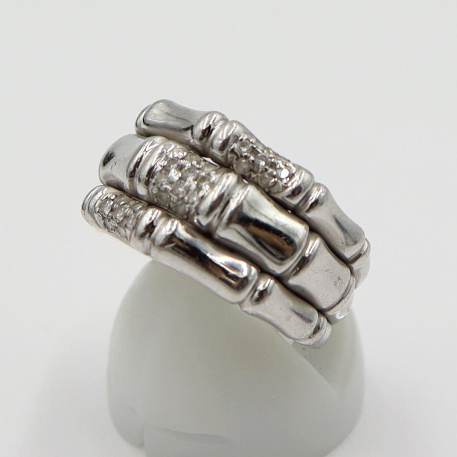 Pt900ダイヤファッションリング　サイズ14号　重量12.18ｇ(石の重量含む)　レディース(中古)