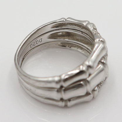 Pt900ダイヤファッションリング　サイズ14号　重量12.18ｇ(石の重量含む)　レディース(中古)