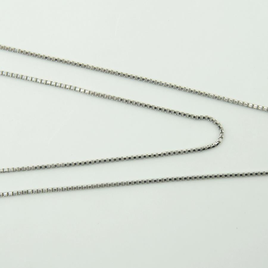 K18WGマルチ石ペンダント　ネックレス長さ約40cm　重量7.90ｇ(石の重量含む)　レディース（中古）