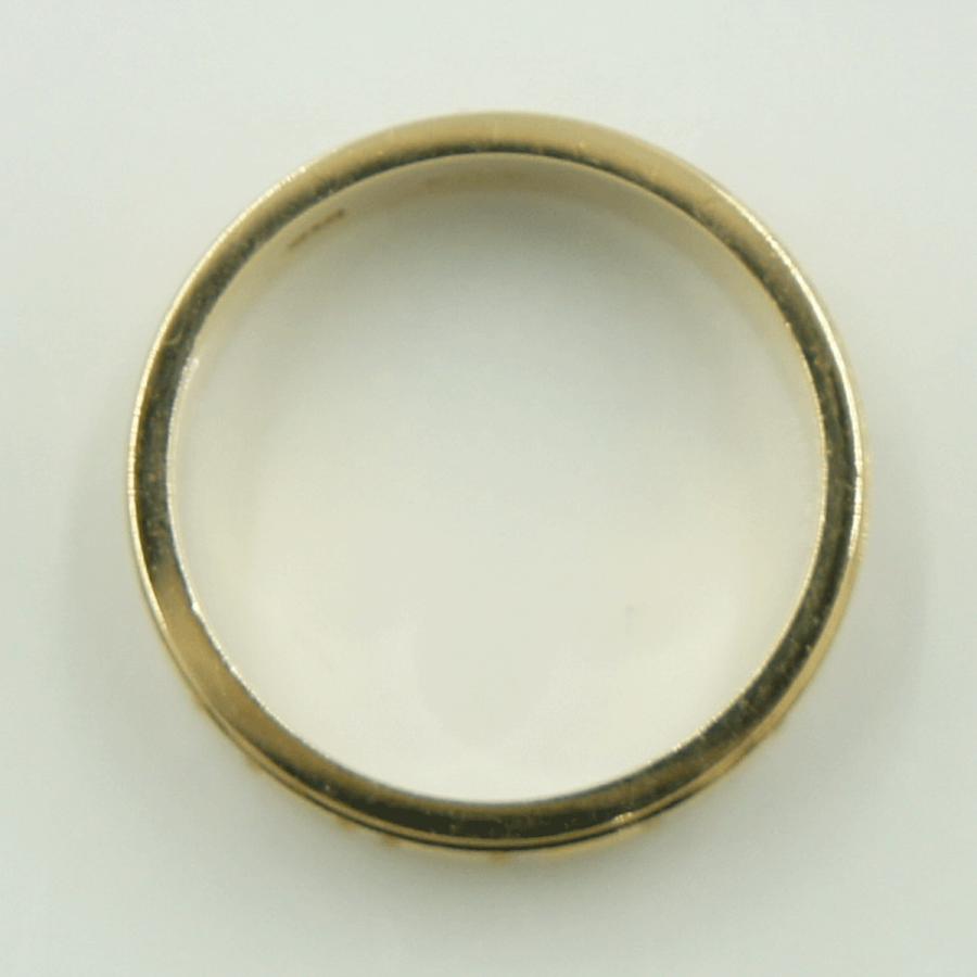 K18ダイヤモンドリング　D0.03ct　リングサイズ9号　重量5.87ｇ(石の重量含む)（中古）