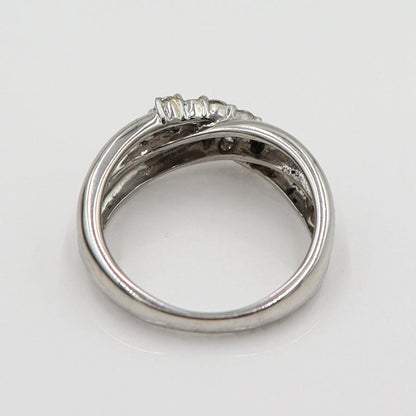 Pt900ダイヤモンドリング　D0.30ct　サイズ8号　重量5.27ｇ(石の重量含む)　レディース(中古)