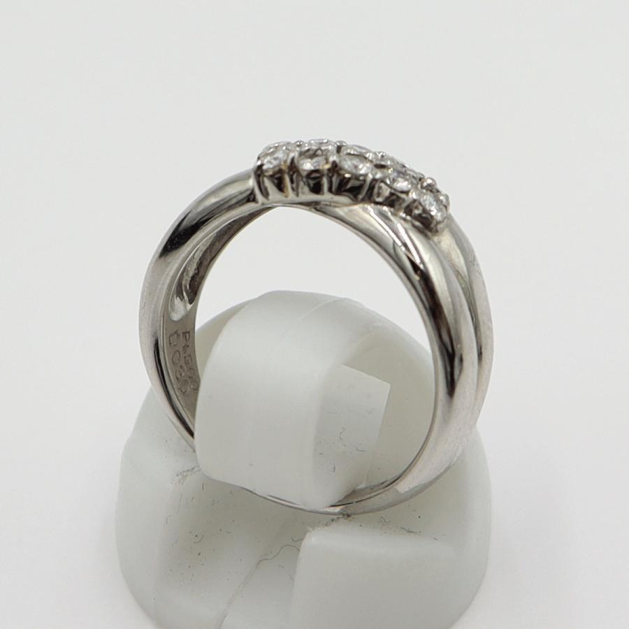 Pt900ダイヤモンドリング　D0.30ct　サイズ8号　重量5.27ｇ(石の重量含む)　レディース(中古)