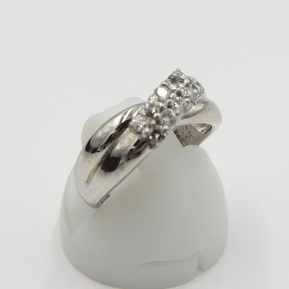 Pt900ダイヤモンドリング　D0.30ct　サイズ8号　重量5.27ｇ(石の重量含む)　レディース(中古)