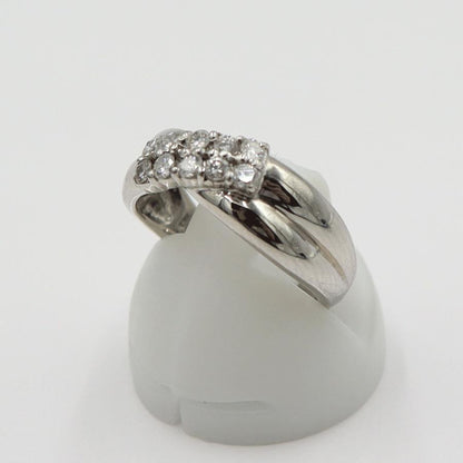 Pt900ダイヤモンドリング　D0.30ct　サイズ8号　重量5.27ｇ(石の重量含む)　レディース(中古)