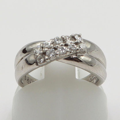 Pt900ダイヤモンドリング　D0.30ct　サイズ8号　重量5.27ｇ(石の重量含む)　レディース(中古)