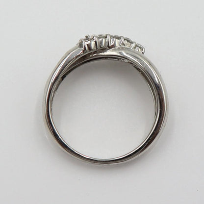 Pt900ダイヤモンドリング　D0.30ct　サイズ8号　重量5.27ｇ(石の重量含む)　レディース(中古)