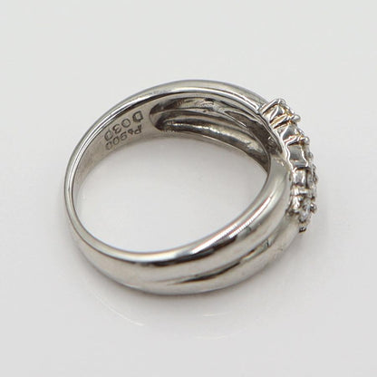 Pt900ダイヤモンドリング　D0.30ct　サイズ8号　重量5.27ｇ(石の重量含む)　レディース(中古)