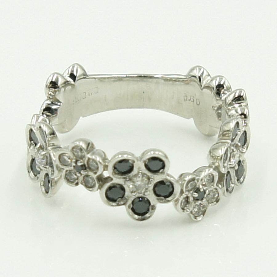 K18WGダイヤモンドリング　D0.60ct　リングサイズ12号　重量5.83ｇ(石の重量含む)（中古）