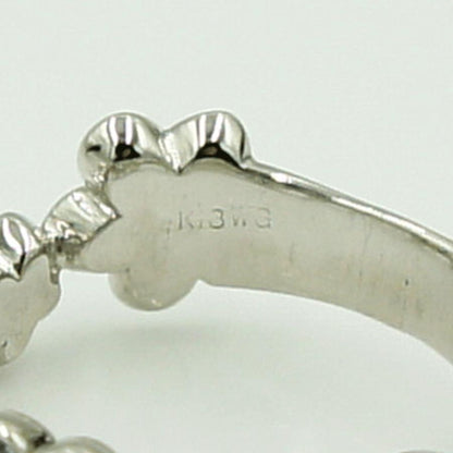 K18WGダイヤモンドリング　D0.60ct　リングサイズ12号　重量5.83ｇ(石の重量含む)（中古）