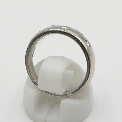 Pt900ダイヤモンドリング　D0.15ct　サイズ11号　重量7.88ｇ(石の重量含む)　レディース(中古)