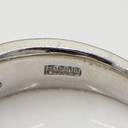 Pt900ダイヤモンドリング　D0.15ct　サイズ11号　重量7.88ｇ(石の重量含む)　レディース(中古)