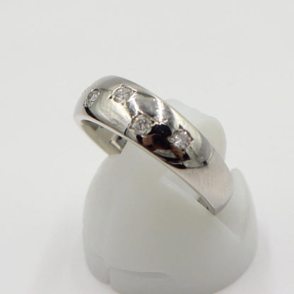 Pt900ダイヤモンドリング　D0.15ct　サイズ11号　重量7.88ｇ(石の重量含む)　レディース(中古)