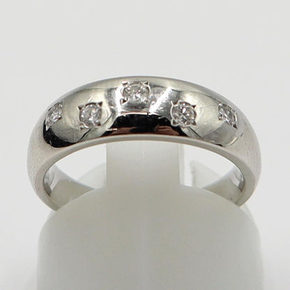 Pt900ダイヤモンドリング　D0.15ct　サイズ11号　重量7.88ｇ(石の重量含む)　レディース(中古)