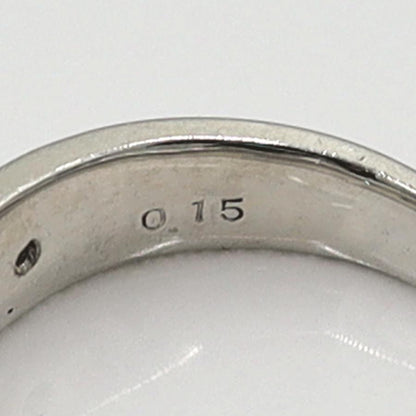 Pt900ダイヤモンドリング　D0.15ct　サイズ11号　重量7.88ｇ(石の重量含む)　レディース(中古)