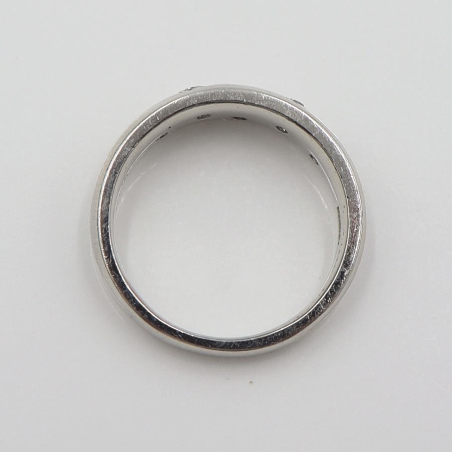Pt900ダイヤモンドリング　D0.15ct　サイズ11号　重量7.88ｇ(石の重量含む)　レディース(中古)