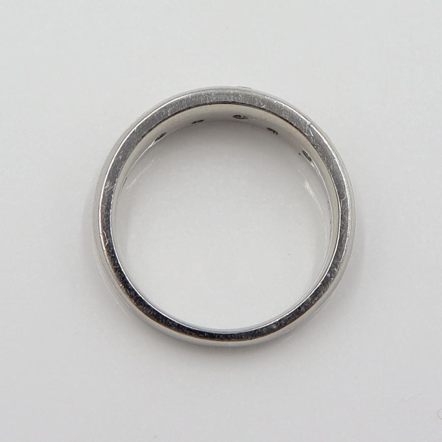 Pt900ダイヤモンドリング　D0.15ct　サイズ11号　重量7.88ｇ(石の重量含む)　レディース(中古)