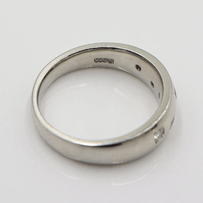 Pt900ダイヤモンドリング　D0.15ct　サイズ11号　重量7.88ｇ(石の重量含む)　レディース(中古)