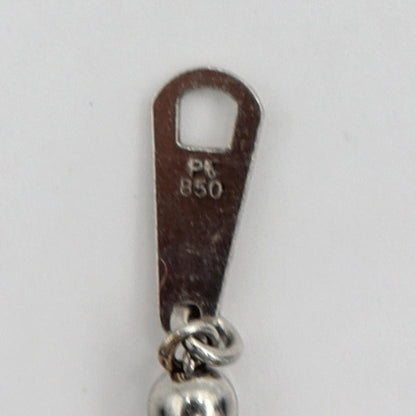 Pt850デザインネックレス　長さ40cm　重量14.13ｇ　レディース（中古）