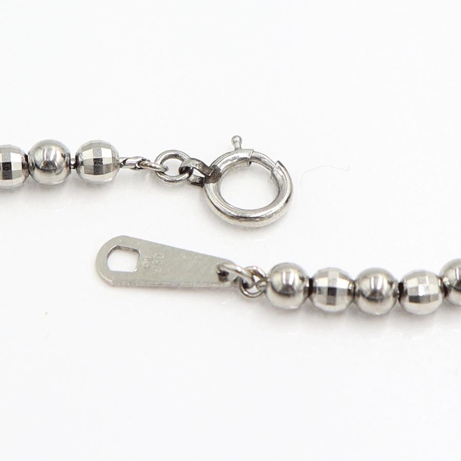 Pt850デザインネックレス　長さ40cm　重量14.13ｇ　レディース（中古）