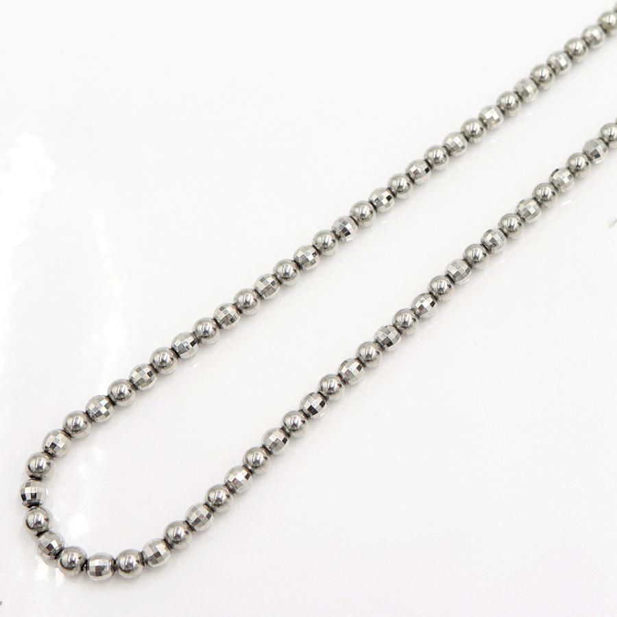 Pt850デザインネックレス　長さ40cm　重量14.13ｇ　レディース（中古）