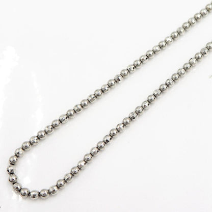 Pt850デザインネックレス　長さ40cm　重量14.13ｇ　レディース（中古）