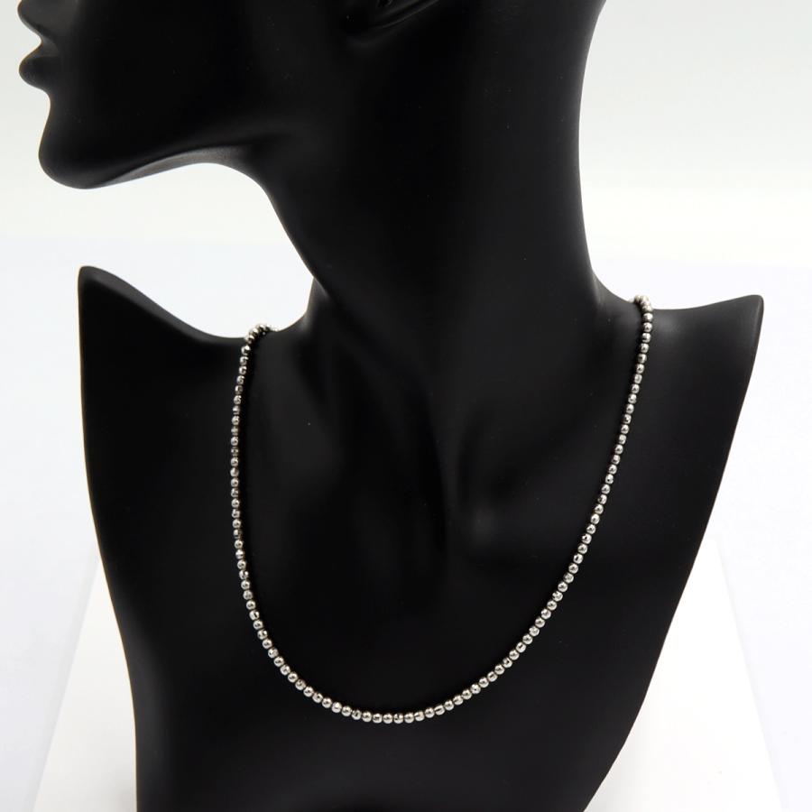 Pt850デザインネックレス　長さ40cm　重量14.13ｇ　レディース（中古）