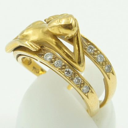 カレライカレラ（Carrera y Carrera）カレライカレラ750ダイヤモンドリング　リングサイズ15号　レディース（中古）