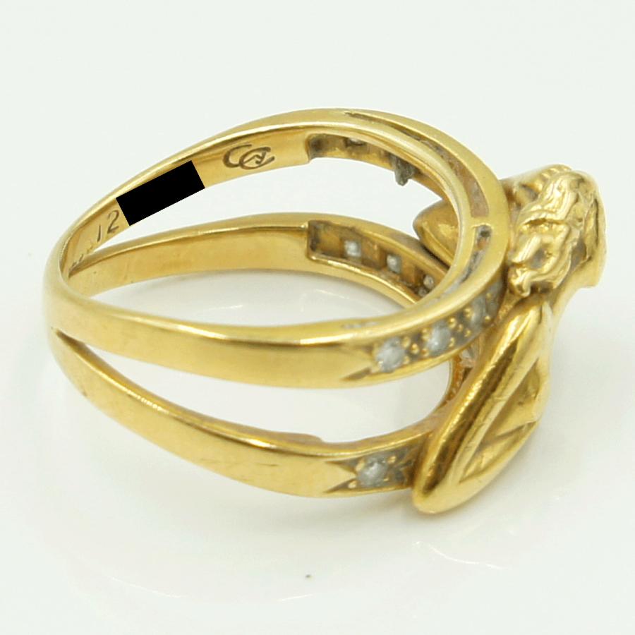 カレライカレラ（Carrera y Carrera）カレライカレラ750ダイヤモンドリング　リングサイズ15号　レディース（中古）