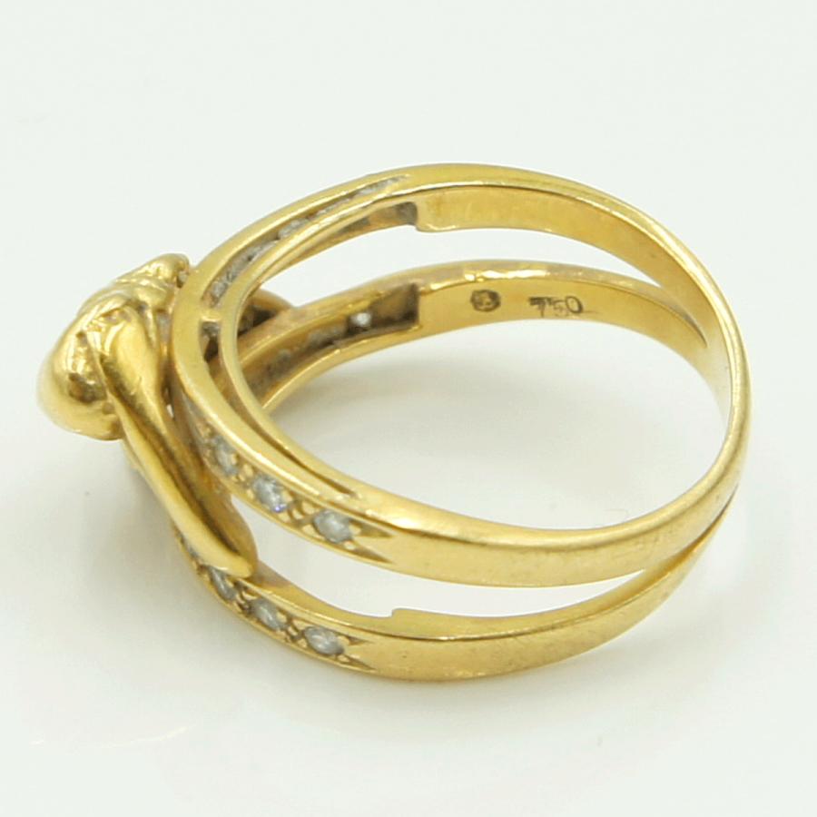 カレライカレラ（Carrera y Carrera）カレライカレラ750ダイヤモンドリング　リングサイズ15号　レディース（中古）