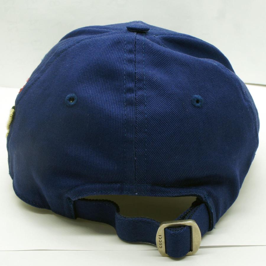 グッチ（GUCCI）ニューヨーク ヤンキース ベースボールキャップ　バタフライパッチ　538565（中古）