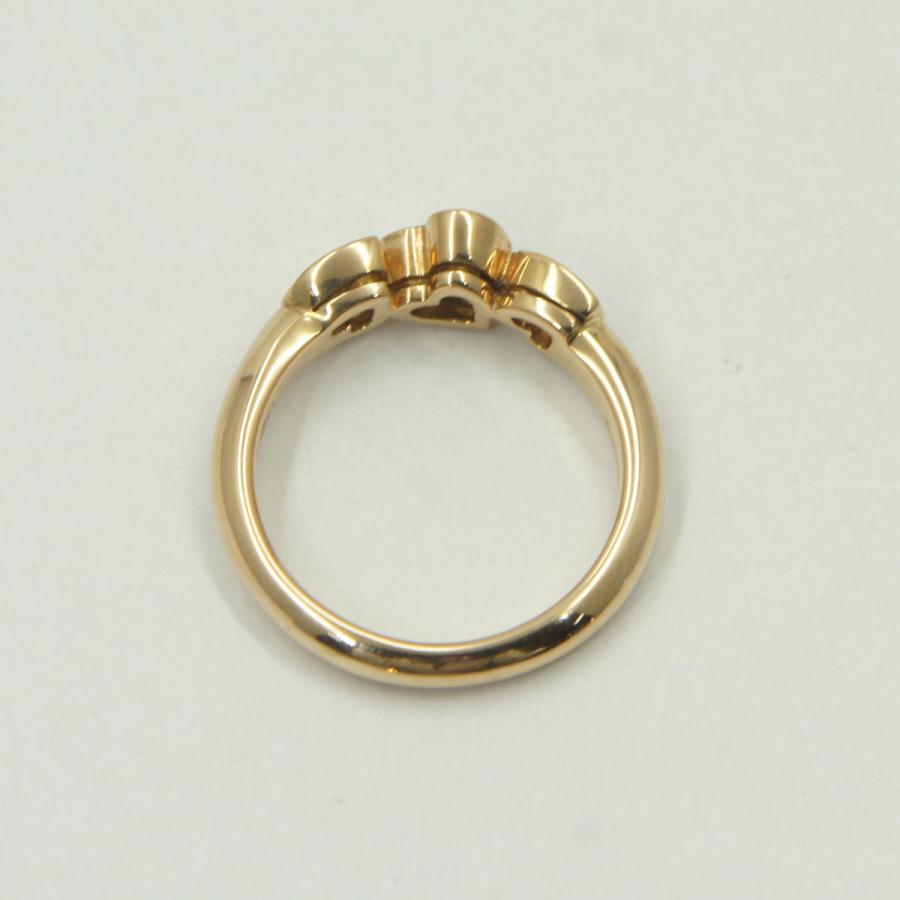 ピキョッティ（PICCHIOTTI）K18PGダイヤモンドハートリング　リングサイズ10号　0.36ct　レディース（中古）