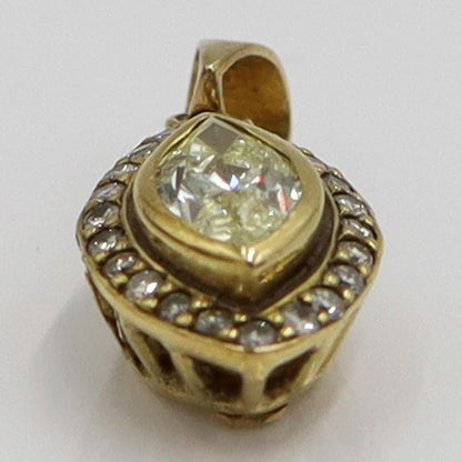 K18ダイヤモンドペンダントトップ　D1.07ct　重量2.75ｇ(石の重量含む)（中古