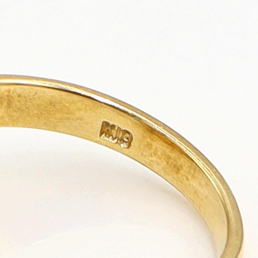 K18オパールダイヤモンドリング　OP3.60ct　D0.06ct　リングサイズ12.5号　重量5.25ｇ(石の重量含む)　レディース（中古）