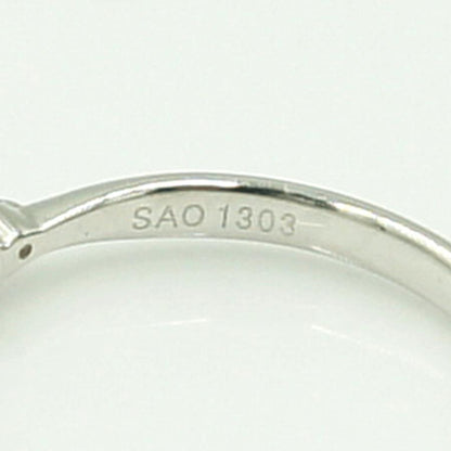 Pt900ダイヤモンドリング　D0.128ct　リングサイズ8号　重量2.11ｇ(石の重量含む)（中古）