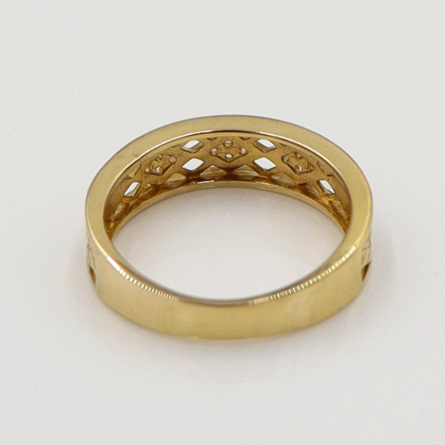 ヴァンドーム青山(VENDOME AOYAMA)　K18ダイヤモンドリング　＃11号　重量3.50ｇ(石の重量含む)　レディース(中古)