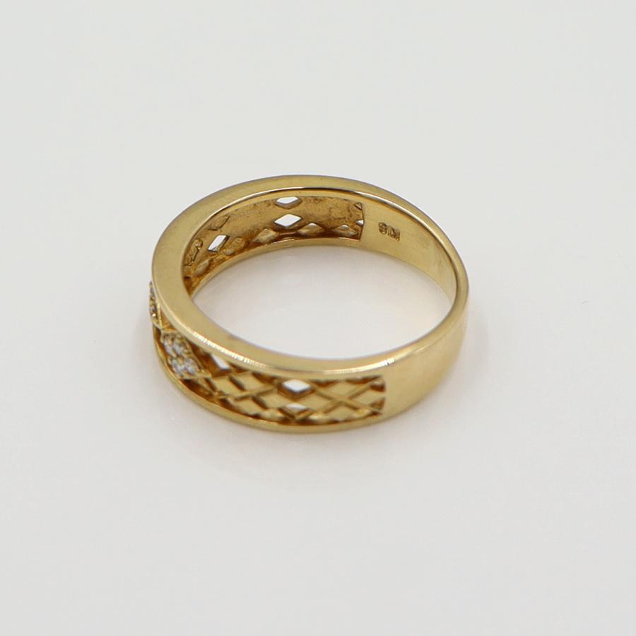 ヴァンドーム青山(VENDOME AOYAMA)　K18ダイヤモンドリング　＃11号　重量3.50ｇ(石の重量含む)　レディース(中古)