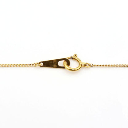 K18ダイヤペンダントネックレス　D0.30ct　ネック長さ約40cm　重量3.42ｇ(石の重量含む)(中古)