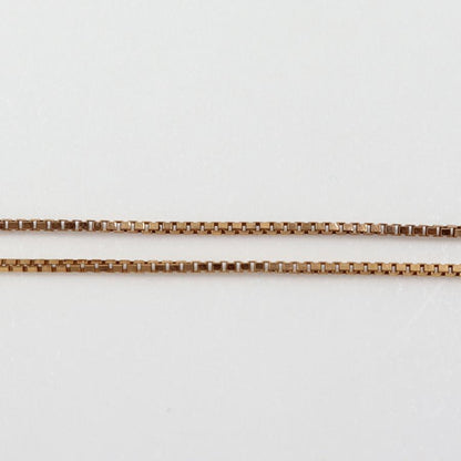 K18PGダイヤペンダントネックレス　D0.18ct　ネック長さ:44cm　重量3.23ｇ(石の重量を含む)(中古)